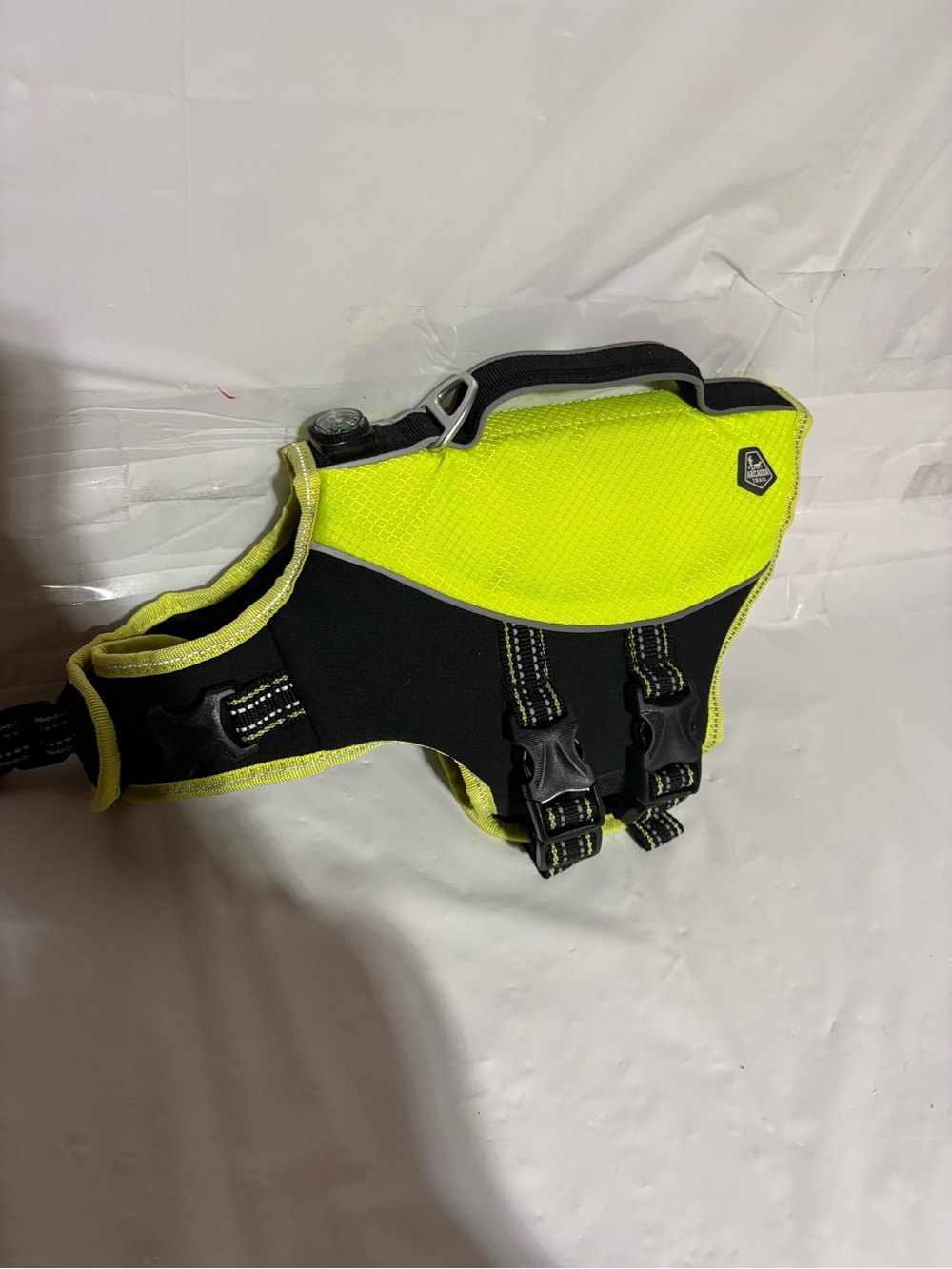 Arcadia Trail Yellow & Black Dog Life Jacket Trim